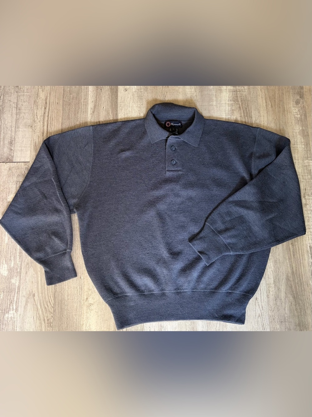 Faconnable Polo 100% Merino Wool Sweater
